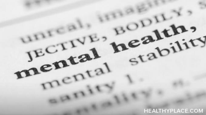 Definisi kesehatan mental berbeda dari penyakit mental. Dapatkan definisi kesehatan mental dan lihat bagaimana itu berlaku untuk Anda, di HealthyPlace.com.