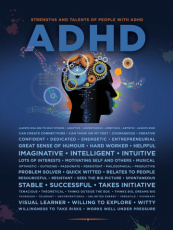 Poster untuk Meningkatkan Harga Diri untuk Anak-anak, Tweet & Remaja dengan ADHD